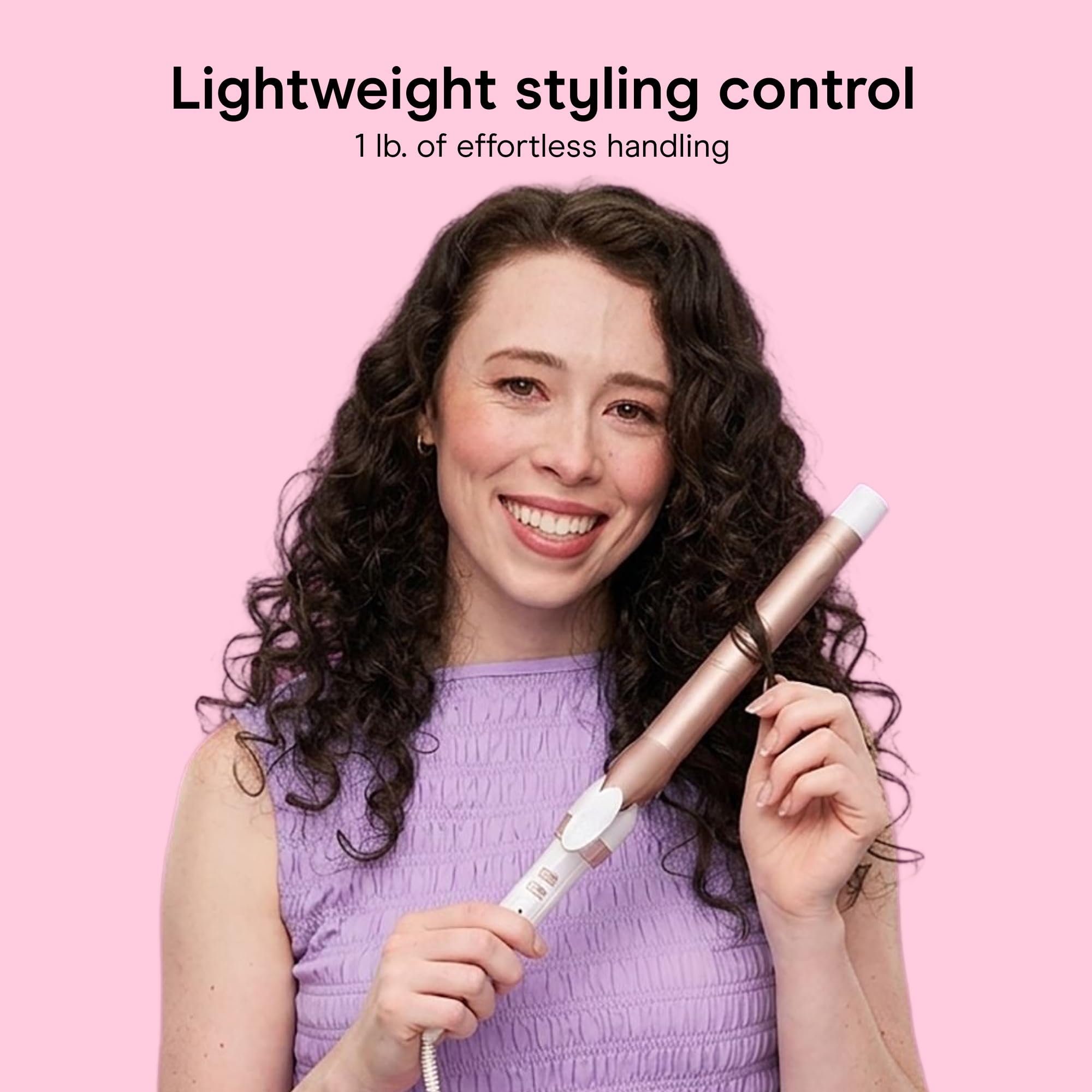 Conair Double Ceramic Long Barrel 1-Inch Curling Iron, 1.0