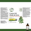 ST FRANCIS HERB FARM Castor Oil (500ml) USDA Certified Organic, Cold Pressed, Hexane-Free, GMO Free, Vegan, Vegetarian, Sealed in Protective Amber Glass (1 Bottle) Hair, Skin, and Nail Care 🍁 All In One Marketplace Canada