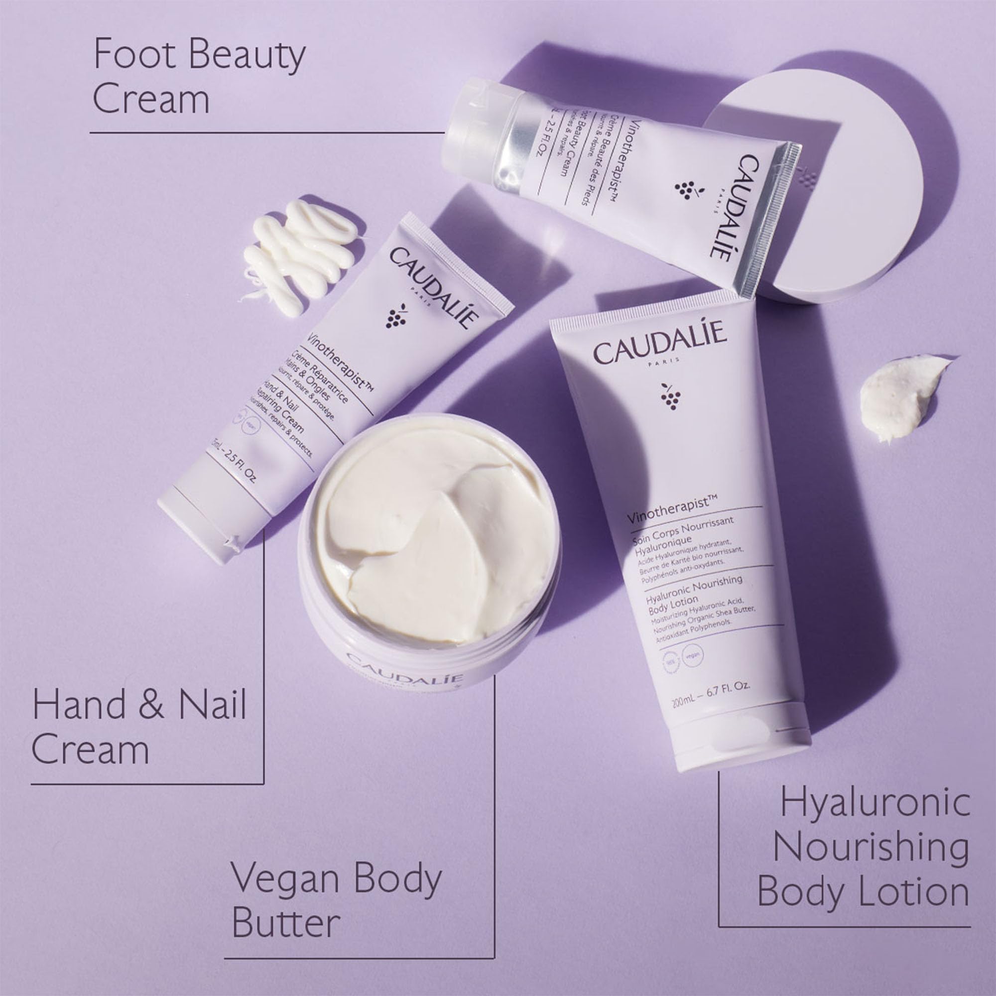 Caudalie Vinotherapist Hand and Nail Cream with Shea Butter and Grapeseed Oil, Vegan and Dermatologically Tested - 75 mL 🍁 All In One Marketplace Canada