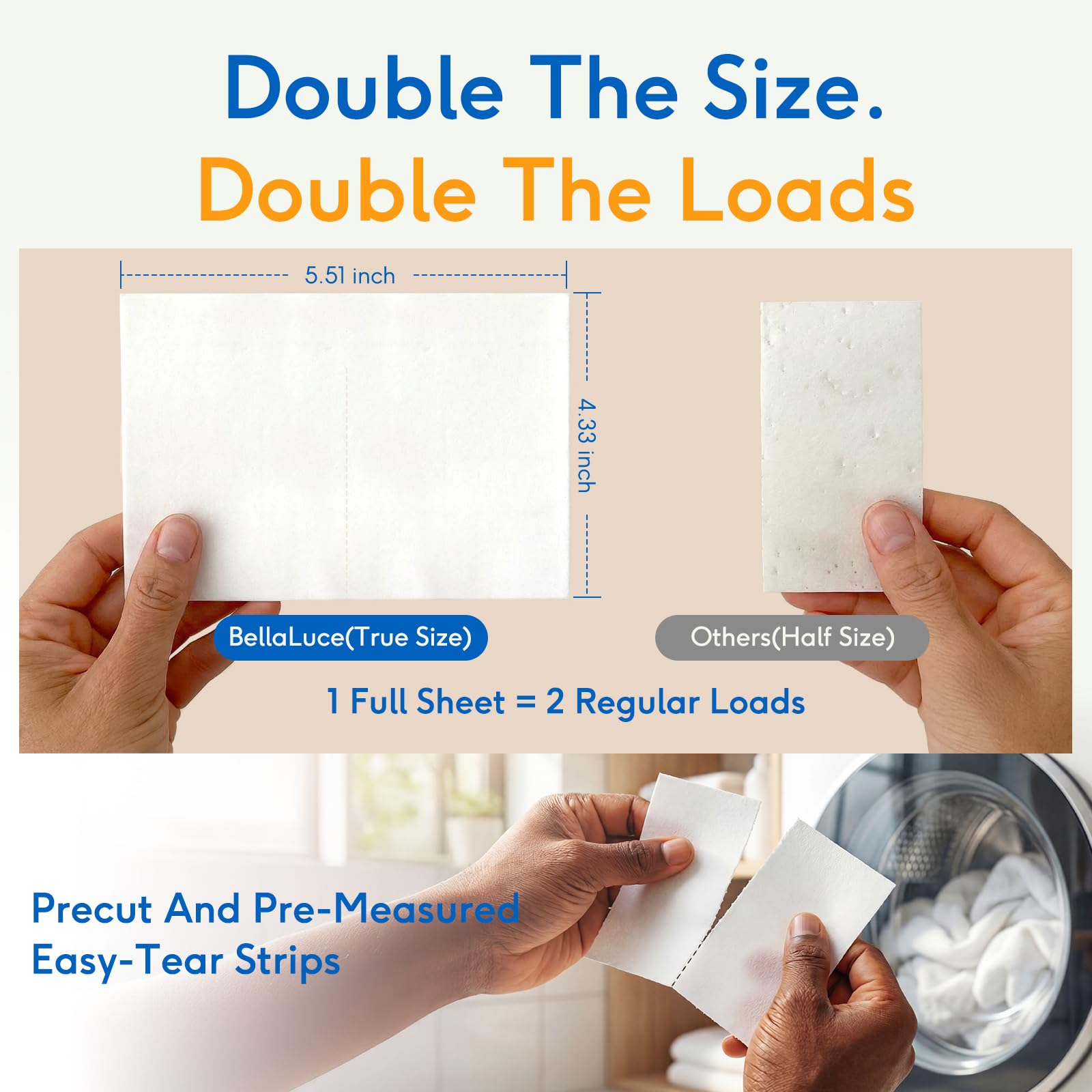 Laundry Detergent Sheets (240 Loads) - Space-Saving, Hypoallergenic,Travel-Friendly,Deep Cleaning, Fresh Linen Scent, Plastic-Free, Eco-Conscious, Paraben-Free, No Mess, Fast Dissolve 🍁 All In One Marketplace Canada
