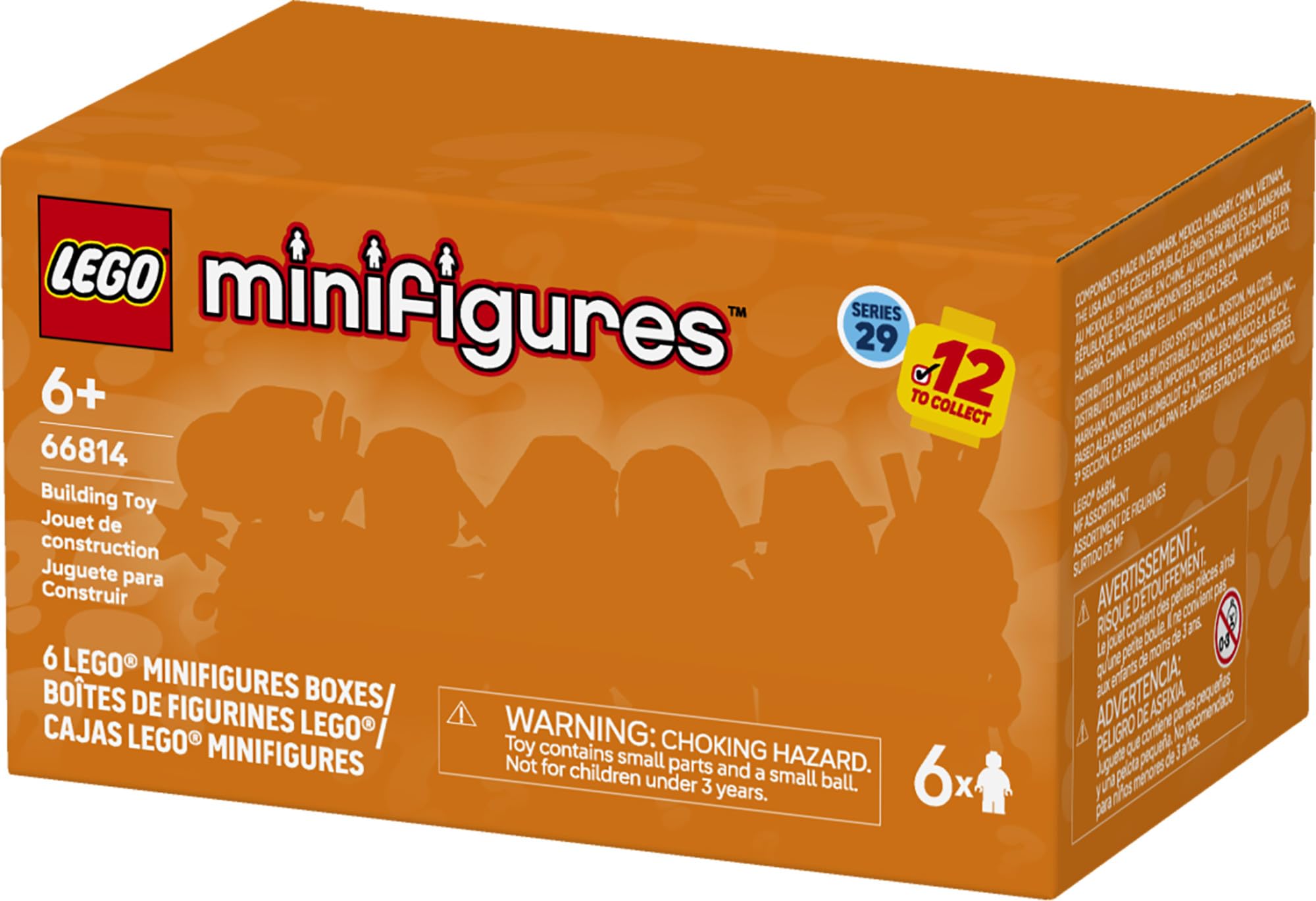 LEGO Minifigures Series 29 6 Pack - Mystery Box Multipack - Birthday Party Favors for Boys & Girls, Ages 6+ - Goodie Bag Stuffers for Kids - 66814 🍁 All In One Marketplace Canada