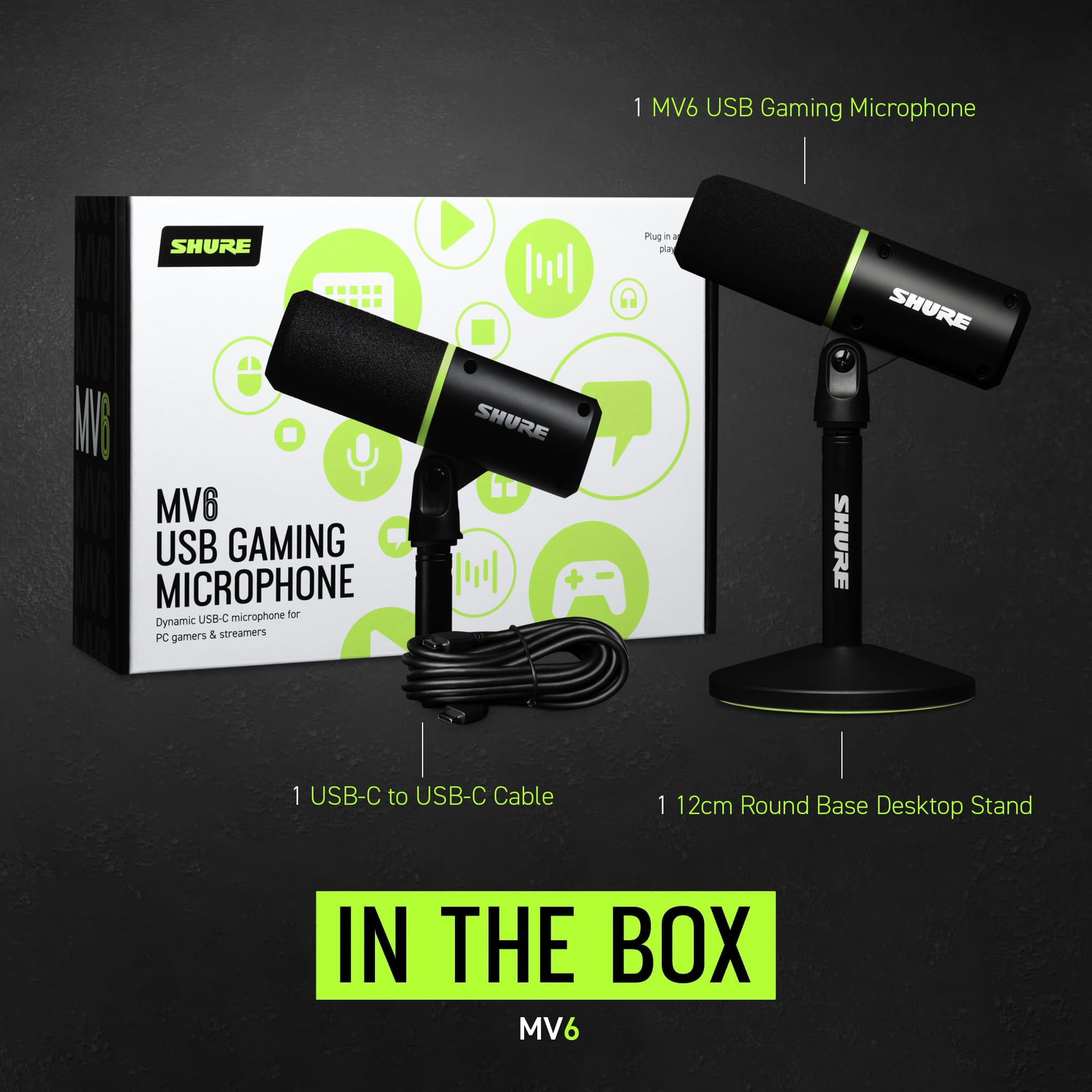 Shure MV6 USB Gaming Microphone for Streaming & Recording 🍁 All In One Marketplace Canada