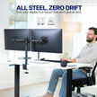 VIVO Dual Monitor Desk Mount, Holds 2 Computer Screens up to 30 inches and 22lbs Each, Heavy Duty Fully Adjustable Steel Stand with C-Clamp and Grommet, Black, STAND-V002 🍁 All In One Marketplace Canada