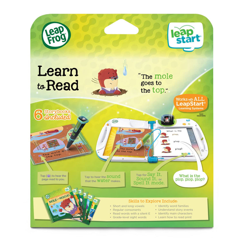 LeapFrog LeapStart Learn to Read Volume 1, 6 Book Set, Beginning Phonics, Short Vowels, Long Vowels 🍁 All In One Marketplace Canada