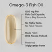 Sports Research® Triple Strength Omega 3 Fish Oil - Burpless Fish Oil Supplement w/EPA & DHA Fatty Acids from Wild Alaskan Pollock - Heart, Brain & Immune Support for Men & Women - 1250 mg, 30 count 🍁 All In One Marketplace Canada