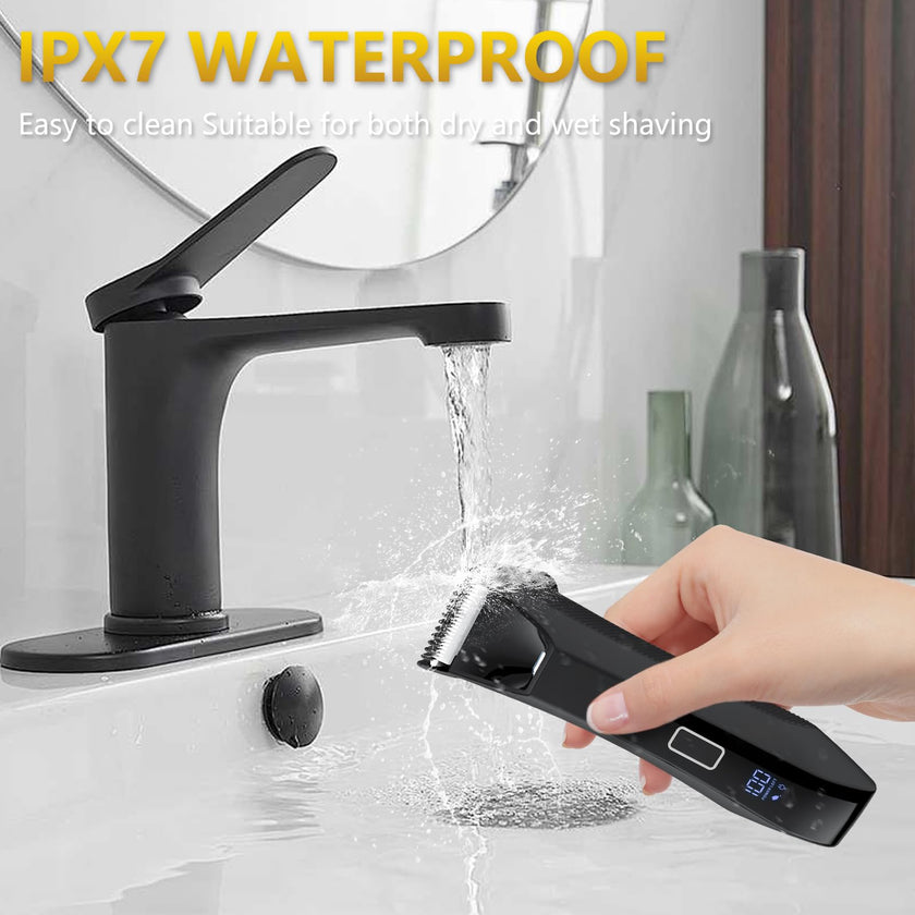 Manscape 3-in-1 Body Trimmer for Men, Groin, Pubic & Ball Hair Shaver No-Nick, Nose Hair Trimmer, Body Groomer for Smooth Shaving, Lightweight with Travel Lock, LED Display, IPX7 Waterproof, Gift Men 🍁 All In One Marketplace Canada