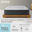 INTEX 67767ED Dura-Beam Deluxe Comfort-Plush Mid-Rise Air Mattress: Fiber-Tech – Full Size – Built-in Electric Pump – 13in Bed Height – 600lb Weight Capacity 🍁 All In One Marketplace Canada