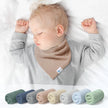 Lulumoon Muslin Baby Bibs 100% Cotton Baby Bandana Drool Bibs for Teething and Drooling, 8 Pack, Seashore 🍁 All In One Marketplace Canada