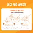 Flourish Protein Pancake & Waffle Mix with Whey Protein, No Added Sugar, High in Fiber - Just Add Water - Buttermilk Flavour, 430 g Each (2 Pack) - Made in Canada 🍁 All In One Marketplace Canada
