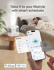 DREO 4L Smart Humidifiers for Bedroom, Top Fill Quiet Cool Mist Humidifier for Baby Large Room, Ultrasonic with Oil Diffuser, Nightlight, Auto, 32H Runtime for Home, Nursery, Plants, Works with Alexa 🍁 All In One Marketplace Canada