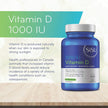 SISU Vitamin D 1000 IU, Unflavoured | Essential to Proper Calcium Absorption and Preventing Bone Loss | 400 Tiny, Quick-Dissolving Tablets | Gluten Free, Dairy Free, Non-GMO 🍁 All In One Marketplace Canada