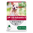 K9 Advantix II Flea and Tick Treatment for Small Dogs weighing less than 4.5 kg (less than 10 lbs.)-4 doses 🍁 All In One Marketplace Canada