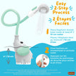Yookidoo - Elephant Baby Bath Shower Head - Compact & Portable Baby Shower and Toy - Suitable for Newborns, Infants, and Toddlers - from Birth - Teal - 40212 🍁 All In One Marketplace Canada