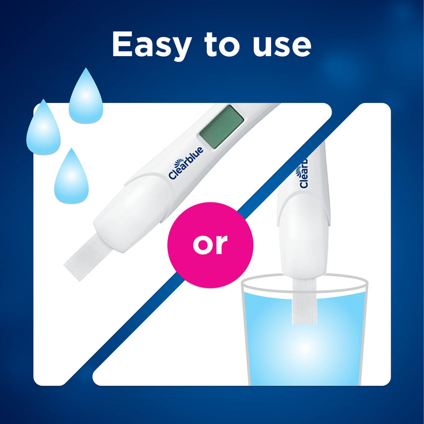 Clearblue Digital Pregnancy Test With Weeks Indicator, The Only Test That Tells You How Many Weeks, 2 Digital Tests (Pack of 1) 🍁 All In One Marketplace Canada