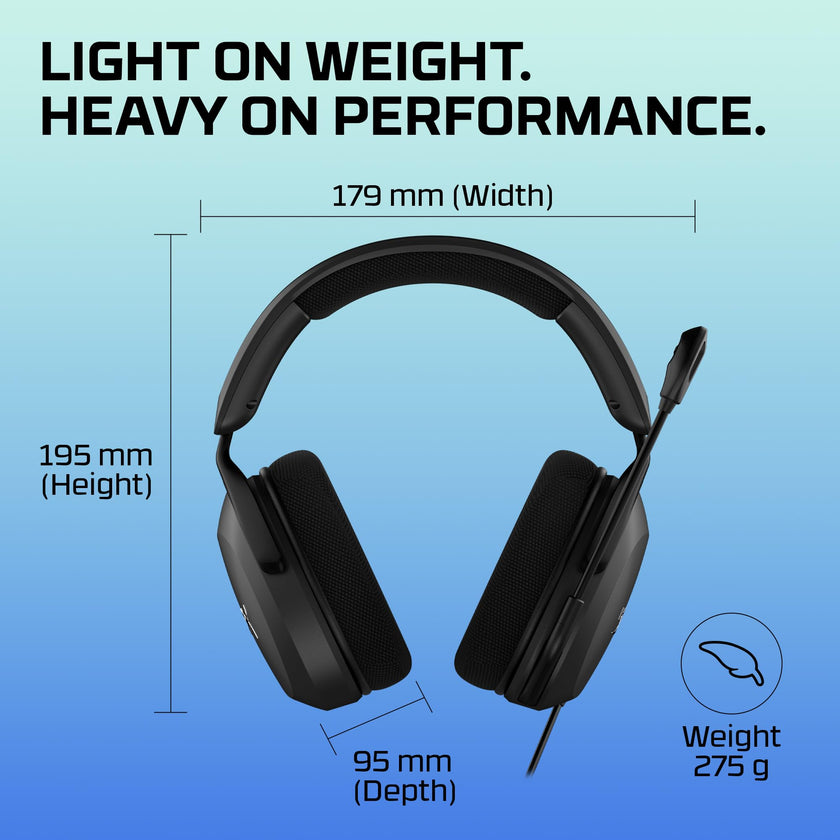HyperX Cloud Stinger 2 Core – PC Gaming Headset, Lightweight Over-Ear Headset with mic, Swivel-to-Mute mic Function, DTS Headphone:X Spatial Audio, 40mm Drivers,Black 🍁 All In One Marketplace Canada