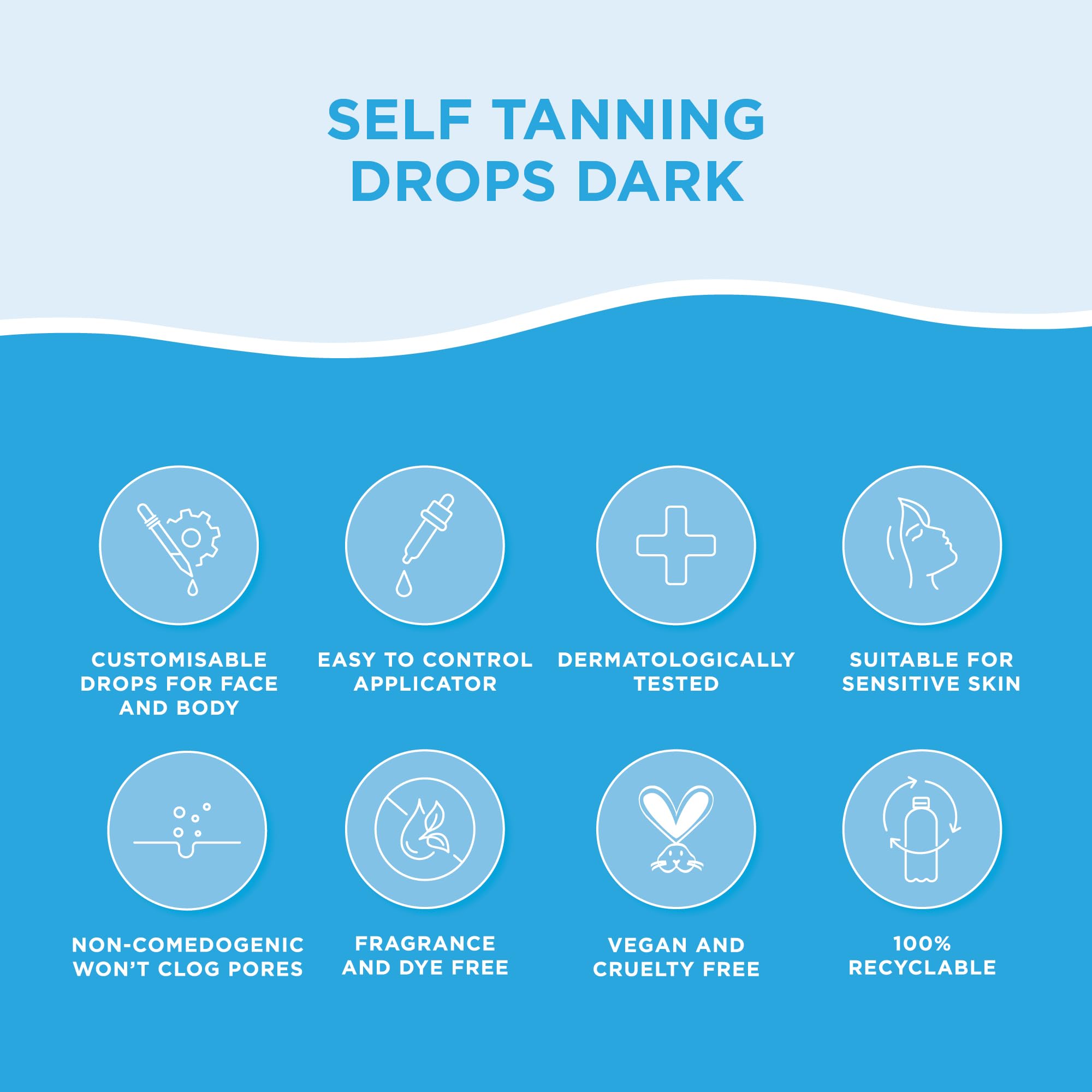 Bondi Sands Self Tan Drops - Dark 30ml (30mL) 🍁 All In One Marketplace Canada