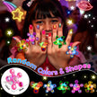 24PCS LED Light Up Fidget Spinner Rings Birthday Party Bag Fillers Glow Party Favors Bulk for Kids 4-8 8-12, Goodie Treat Bag Stuffers Pinata Fillers Carnival Prizes Classroom Treasure Box Toys 🍁 All In One Marketplace Canada