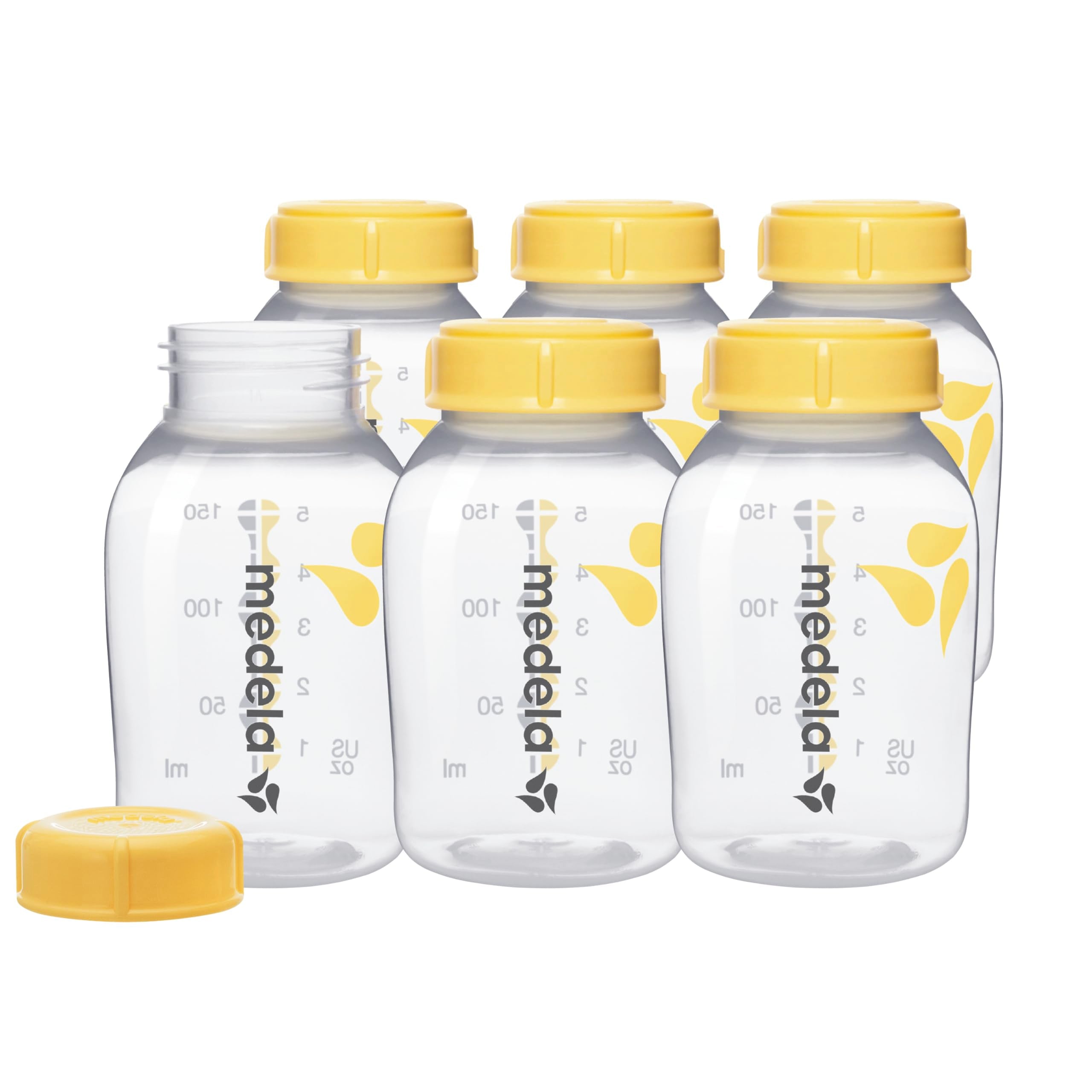 Medela Breast Milk Collection and Storage Bottles, 6 Pack, 5 Ounce Breastmilk Container, Compatible with Medela Breast Pumps and Made Without BPA 🍁 All In One Marketplace Canada