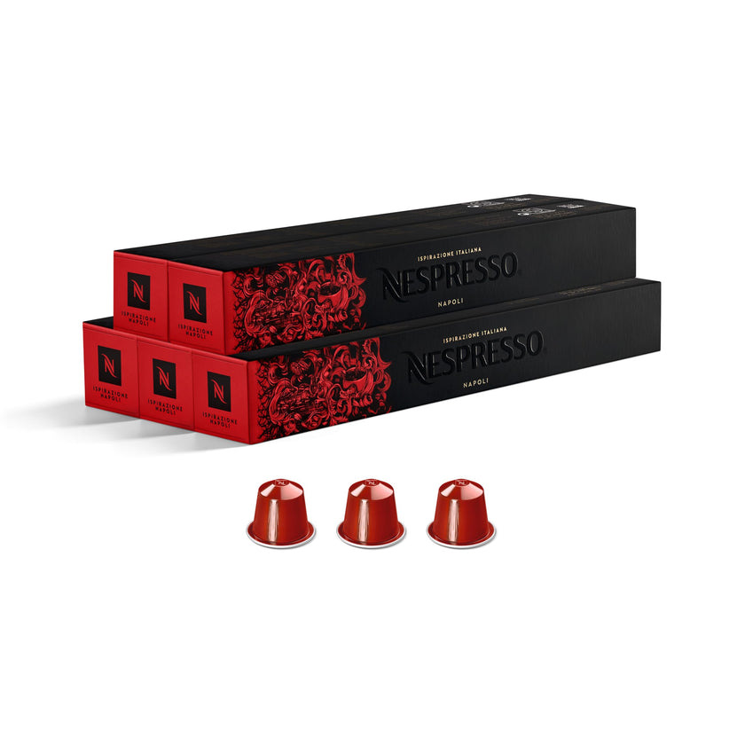 Nespresso Original Napoli Coffee Pods, Dark Roast, Intensity 13, 50 Pods 🍁 All In One Marketplace Canada