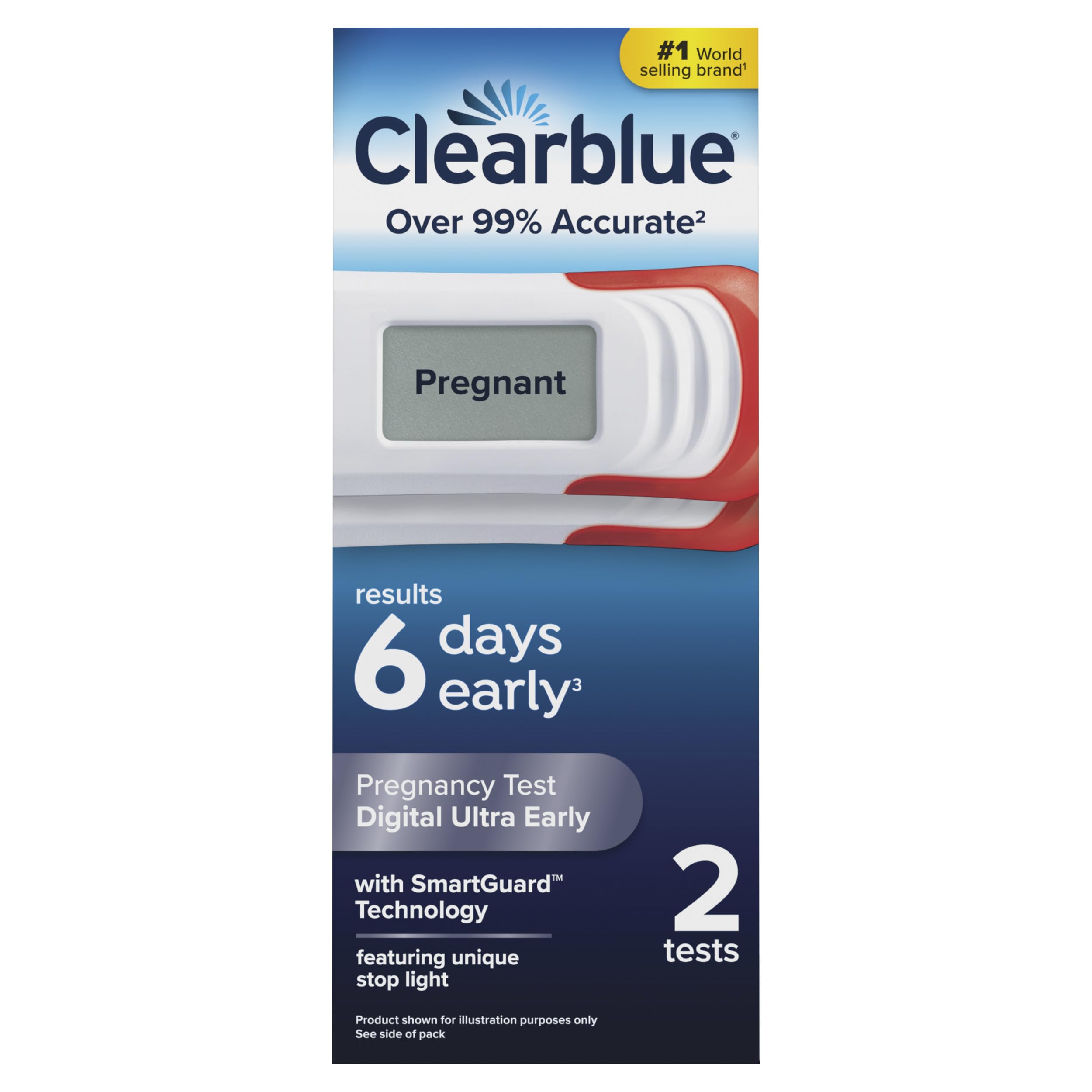 Clearblue Digital Ultra Early Pregnancy Test, No Test Can Tell You Sooner, 2 Digital Tests 🍁 All In One Marketplace Canada
