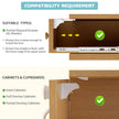 4our Kiddies 12 Pack Child Safety Magnetic Cabinet Locks with 2 Keys, No Drill Baby Proofing Drawer Locks for Baby Safety, Invisible Adhesive Magnetic Cupboard Locks for Kitchen Cabinet and Drawers 🍁 All In One Marketplace Canada