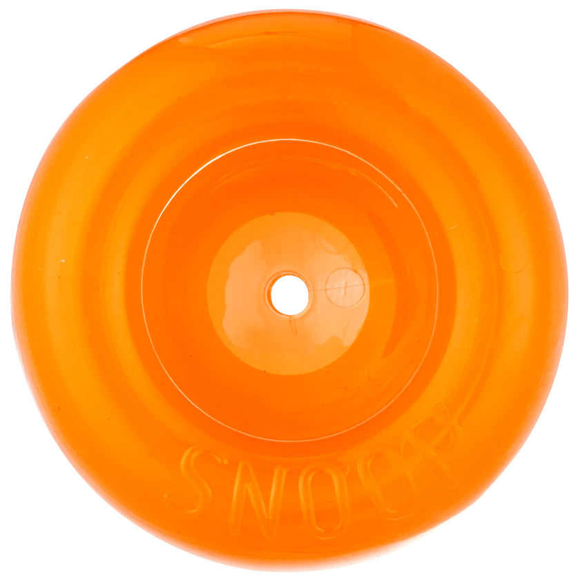 Outward Hound Snoop Dog Toy – Treat‑Dispenser Puzzle Ball, Interactive Slow Feeder, Medium to Large Dogs, Bouncy & Mint-Infused, Orange, 5