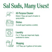 Dr. Bronner's - Sal Suds Biodegradable Cleaner (946 mL) - Concentrated All-Purpose Cleaner for Floors, Laundry, and Dishes, Cuts Grease and Dirt, Powerful Formula 🍁 All In One Marketplace Canada