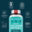 Premium Multi Collagen Peptides Capsules 3000mg - Types I, II, III, V, X To Support Skin, Hair, Nails & Bones - Helps Maintain Strong Joints, Ligaments, Muscles, & Digestive Health* - Hydrolyzed Collagen Supplement 180 Capsules
