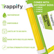 Trappify Hanging Fly Traps Outdoor: Fruit Fly Traps for Indoors | Fly Catcher, Gnat, Mosquito, & Flying Insect Catchers for Inside Home - Disposable Sticky Fly Trap for Indoor House Pest Control (2) 🍁 All In One Marketplace Canada