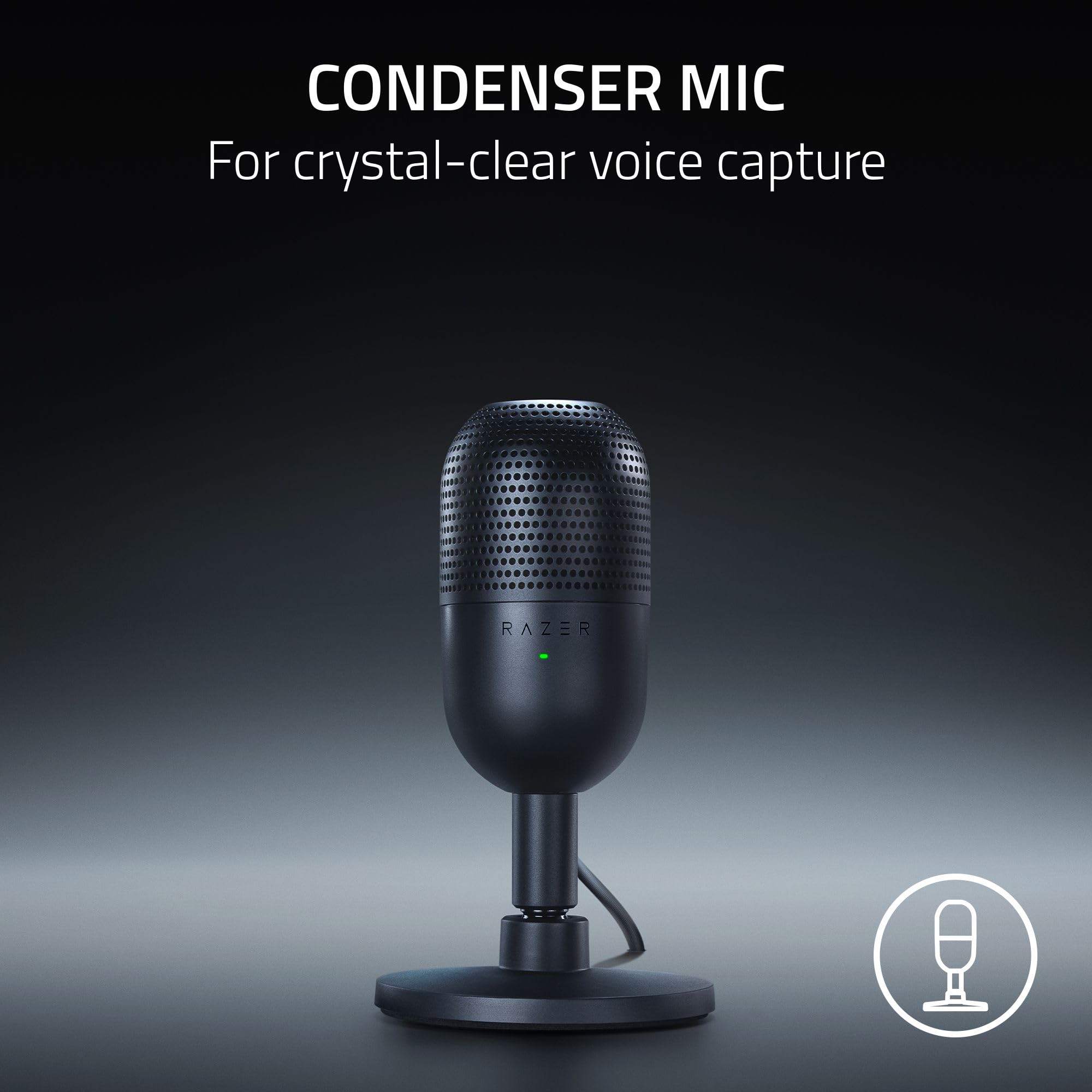 Razer Seiren V3 Mini USB Microphone, Supercardioid Condenser Mic, Black 🍁 All In One Marketplace Canada
