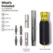 Klein Tools 32500 11-in-1 Screwdriver/Nut Driver Set, 8 Bits (Phillips, Slotted, Torx, Square), 3 Nut Driver Sizes, Cushion Grip Handle 🍁 All In One Marketplace Canada