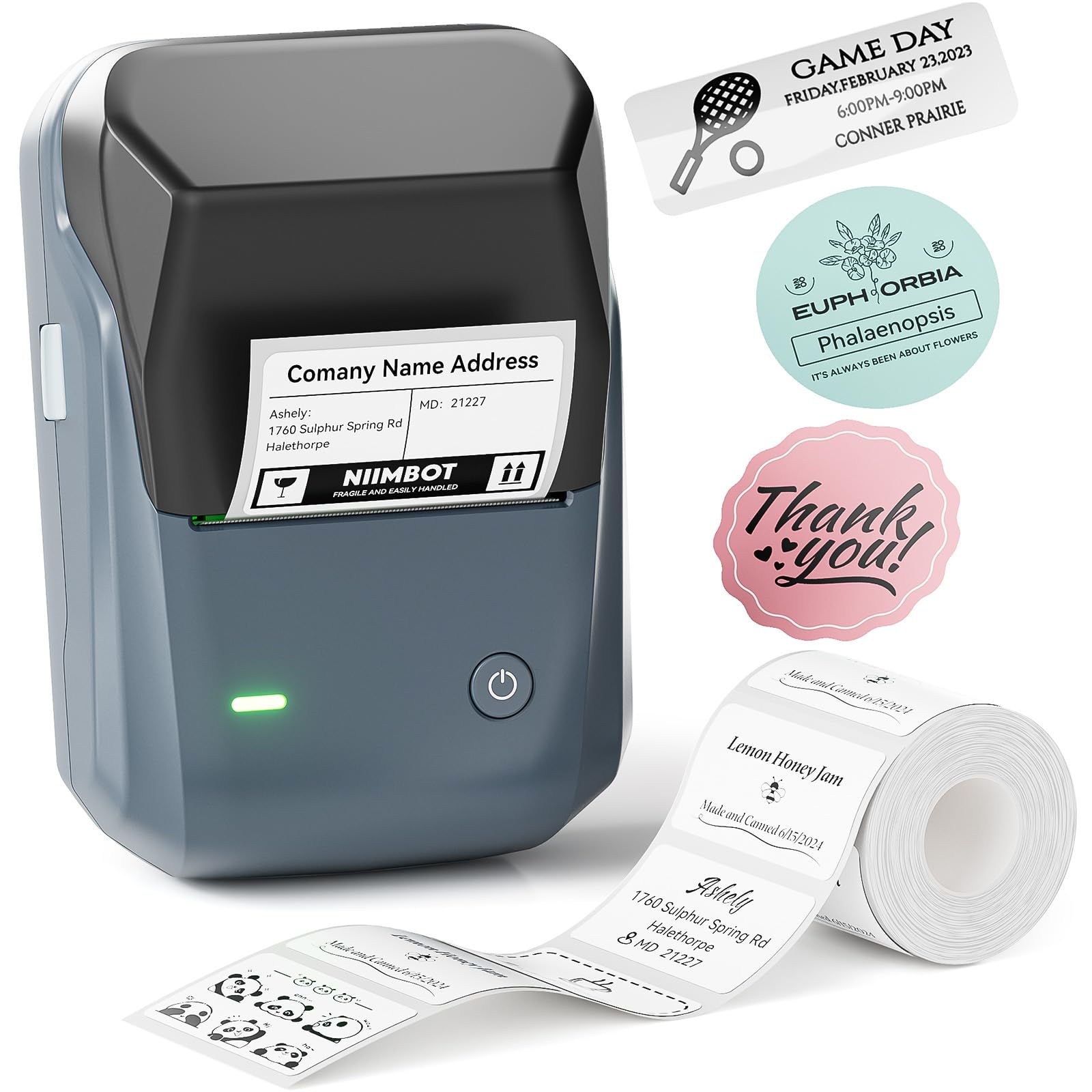 NIIMBOT B1 Label Maker Machine with Tape, Thermal Name Tag Sticker Printer 🍁 All In One Marketplace Canada