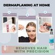 Jasclair Dermaplaning Razor for Women | Exfoliating Facial Razor for Peach Fuzz Removal & Smooth Skin | Precision Blade for Eyebrows & Face | Gentle At-Home Exfoliation Tool | Foldable, Reusable 🍁 All In One Marketplace Canada