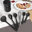 Silicone Cooking Utensils Set - 446°F Heat Resistant Kitchen Utensils,Turner Tongs,Spatula,Spoon,Brush,Whisk,Kitchen Utensil Gadgets Tools Set for Nonstick Cookware,Dishwasher Safe (BPA Free) 🍁 All In One Marketplace Canada