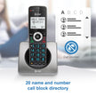 AT&T GL2101-2 DECT 6.0 Cordless Home Phone 2-Handset with Call Block, Caller ID, Full-Duplex Handset Speakerphone, 2