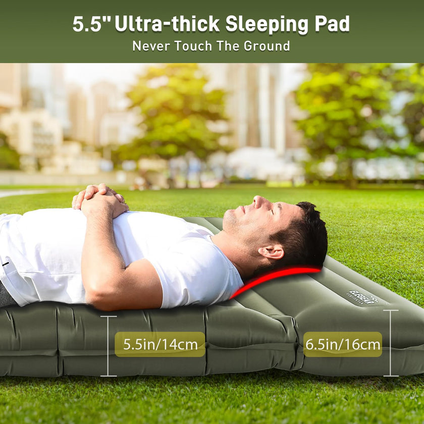 Double Camping Sleeping Pad 5.5