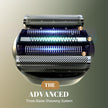 Tulzim Electric Foil shaver For Men: Portable electric razor for Beard/Face - 𝟑 𝐅𝐥𝐨𝐚𝐭𝐢𝐧𝐠 𝐁𝐥𝐚𝐝𝐞 LED Display USB-C Fast Rechargeable - 𝐈𝐏𝐗𝟕 𝐖𝐚𝐭𝐞𝐫𝐩𝐫𝐨𝐨𝐟 for Travel & Home - Light grey 🍁 All In One Marketplace Canada