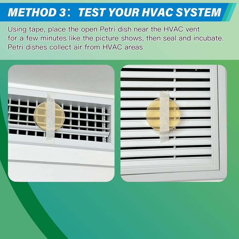 Mold Test Kit for Home - 12 Simple Detection Tests,Test HVAC System,Home Surfaces,& Indoor Air Quality Testing Kits,DIY Mold Detector at Home,Includes Detailed Mold Identification Guide,air Tester 🍁 All In One Marketplace Canada