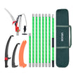 VEVOR Manual Pole Saw, 3.87-27 ft Extendable Pole Tree Pruner with Scissors, Sharp 65Mn Steel Blade, Lightweight Fiberglass Handle Pole, for High Branch Trimming, Pruning Tool for Palms and Shrubs 🍁 All In One Marketplace Canada