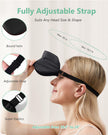 BeeVines Silk Sleep Mask for Men, 2 Pack 100% Natural Mulberry Silk Eye Mask with Adjustable Strap, Sleeping Aid Blindfold for Nap, Soft Eye Sleep Shade Cover, 100% Blocks Light Reduces Puffy Eyes (Black) 🍁 All In One Marketplace Canada