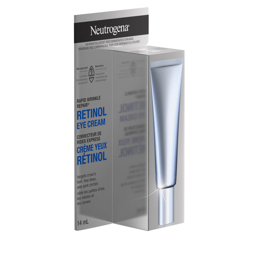 Neutrogena Rapid Wrinkle Repair Regenerating Cream - Retinol Face & Eye Moisturizer - Hyaluronic Acid Serum - 14 mL 🍁 All In One Marketplace Canada