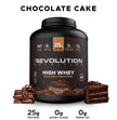 Revolution Nutrition, High Whey, Protein Powder 6LB, Whey Protein, Gluten Free, 25g of Protein Per Scoop, 2.7kg, 73 Servings (Chocolate Cake, 6 Pound) 🍁 All In One Marketplace Canada