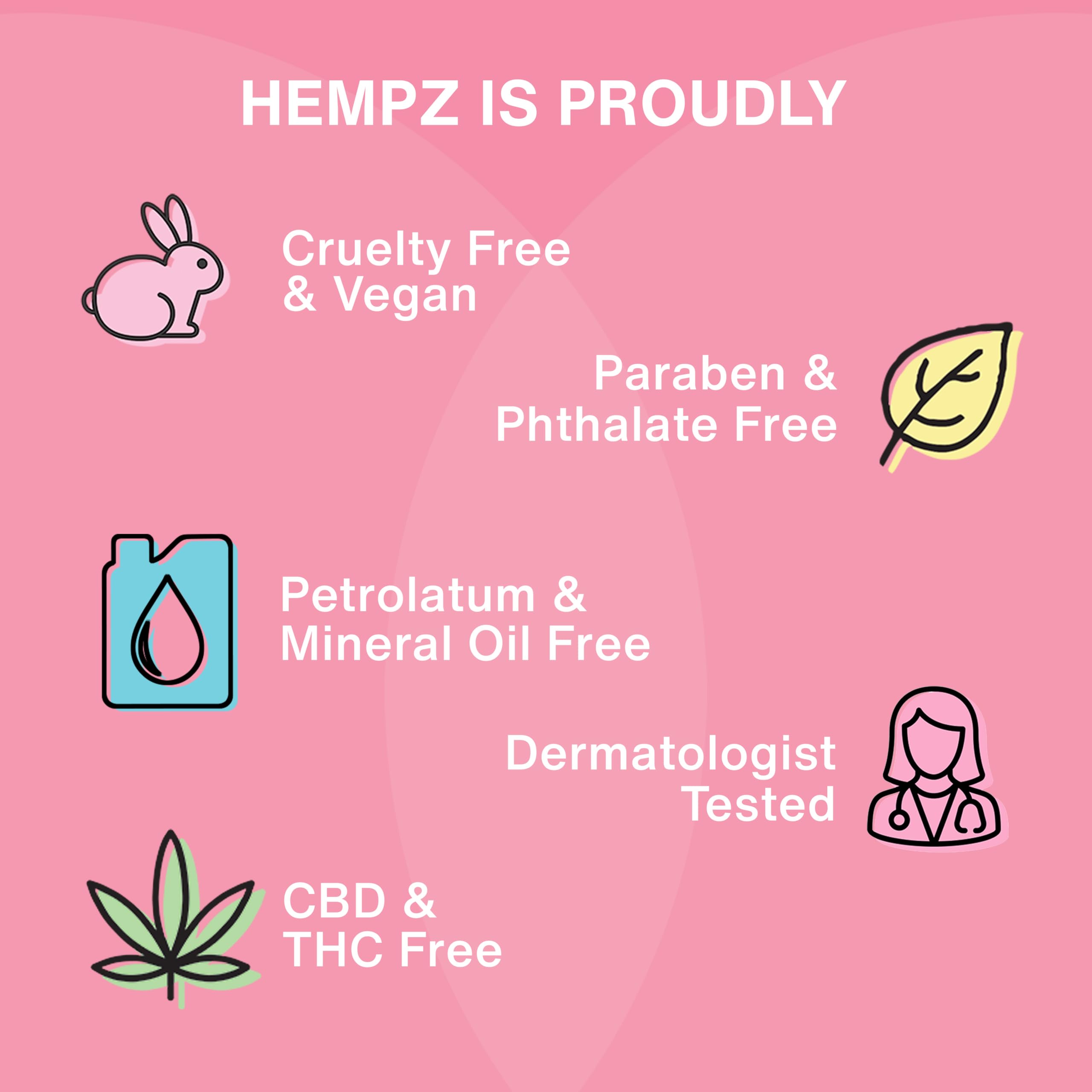HEMPZ Body Lotion - Sweet Jasmine & Rose Daily Moisturizing Cream, Shea Butter Hand and Body Moisturizer - Hemp Lotion - Skin Care Products, Hemp Seed Oil - 17 oz. 🍁 All In One Marketplace Canada