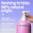 ATTITUDE Body Wash, Made in Canada, EWG Verified Shower Gel, Dermatologically Tested, Plant and Mineral-Based, Vegan Personal Care Products, White Tea Leaves, 946 mL 🍁 All In One Marketplace Canada