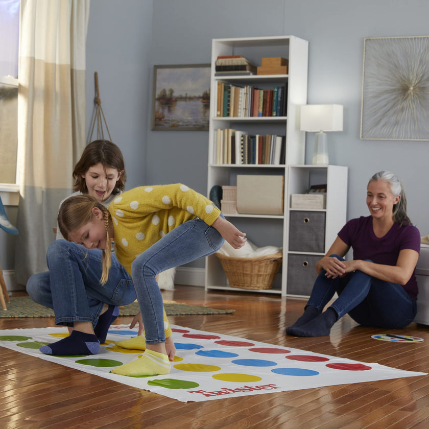 Hasbro Twister Game, Party Game, Classic Board Game for 2 or More Players, Indoor and Outdoor Game for Kids 6 and Up, English and French Bilingual Version 🍁 All In One Marketplace Canada