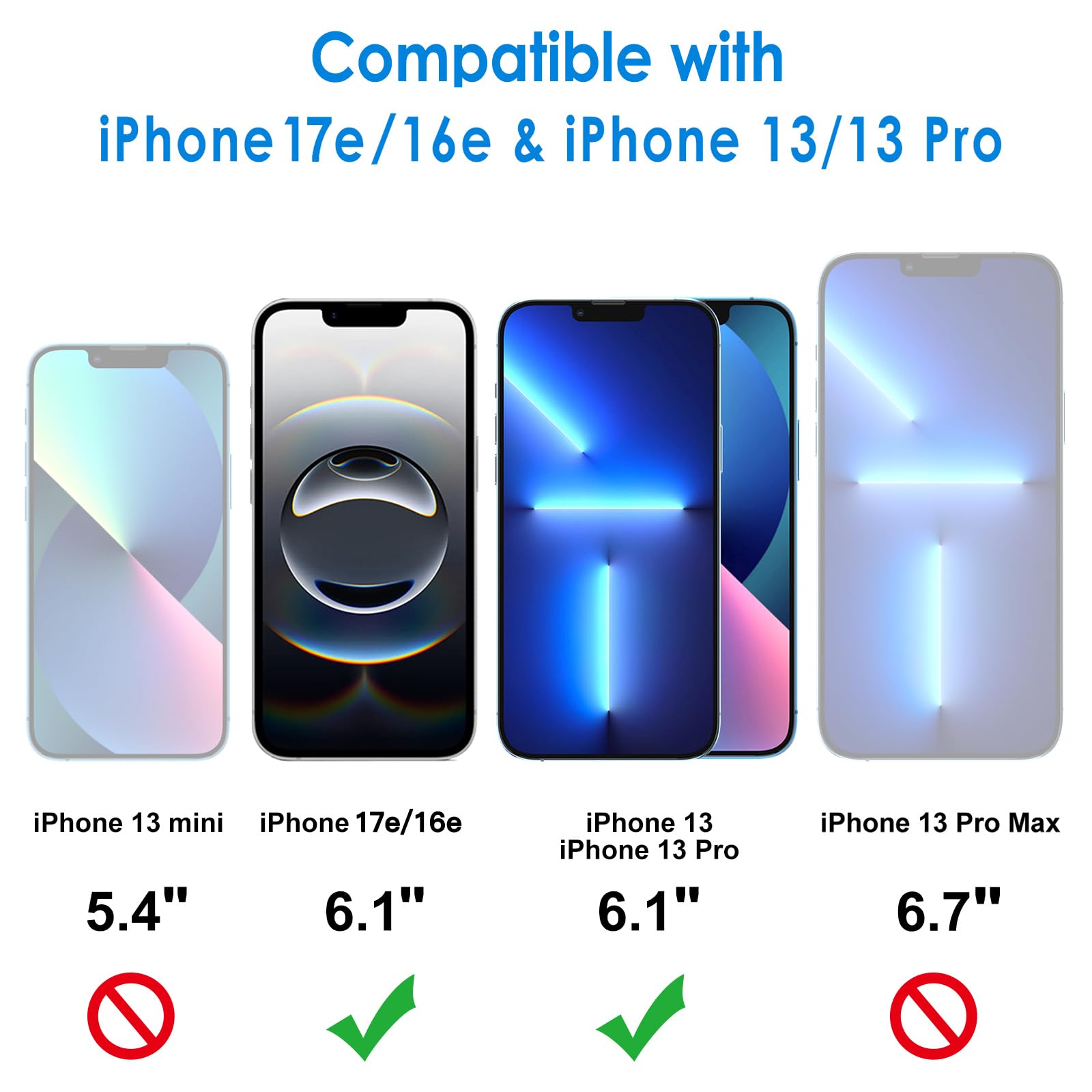JETech Privacy Screen Protector for iPhone 17e (2026) / iPhone 16e / iPhone 13/13 Pro, Anti Spy Tempered Glass Film, 6.1-Inch Display, 2-Pack 🍁 All In One Marketplace Canada