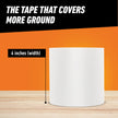 Gorilla Waterproof Patch & Seal Tape, Heavy-Duty, Instantly Seals, Works Underwater, Indoor/Outdoor, Flexible Permanent Bond, 4 in x 10 ft, White 🍁 All In One Marketplace Canada