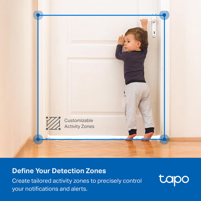 Tapo 3K 5MP Pan/Tilt Security WiFi Camera, Baby & Pet Camera, 360° Motion Tracking, 2-Way Audio, 40Ft. Night Vision, Cloud & Local Storage (Up to 512 GB), Works w/Alexa & Google (Tapo C230) 🍁 All In One Marketplace Canada