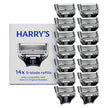 Harry's Original Blades - Men's Razor Refill Pack for Smooth Shaving - Razor Head Replacement - Five Sharp Blades - Flexible Hinge - Moisture Strip - Precision Trimmer - 14 count 🍁 All In One Marketplace Canada