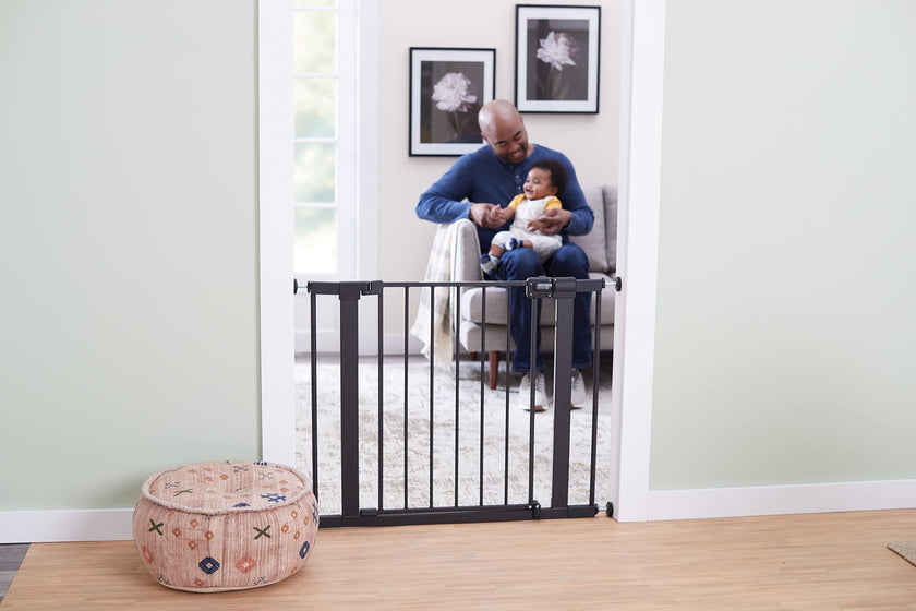 Safety 1st Easy Install Walk-Through Gate, Black 🍁 All In One Marketplace Canada